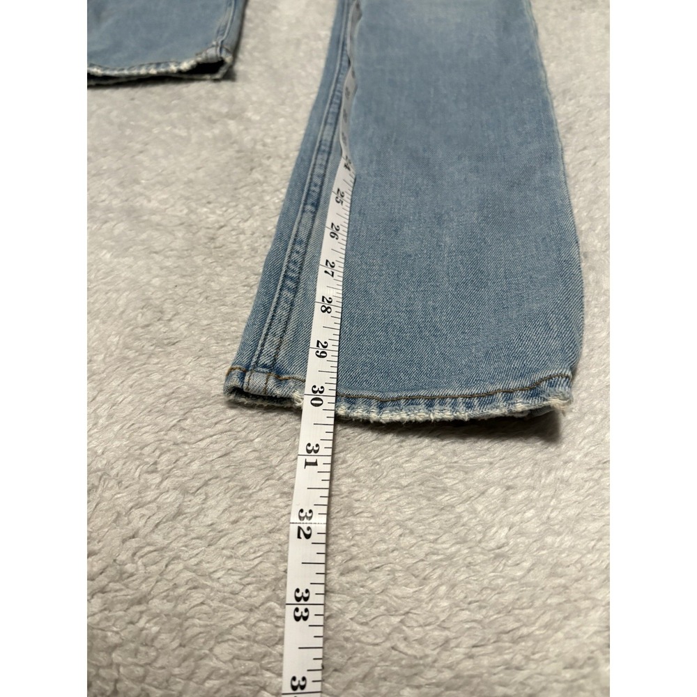 Abercrombie & Fitch 90s Slim Straight Ultra High Rise Jeans Size 24 00R Pants St - Picture 3 of 11